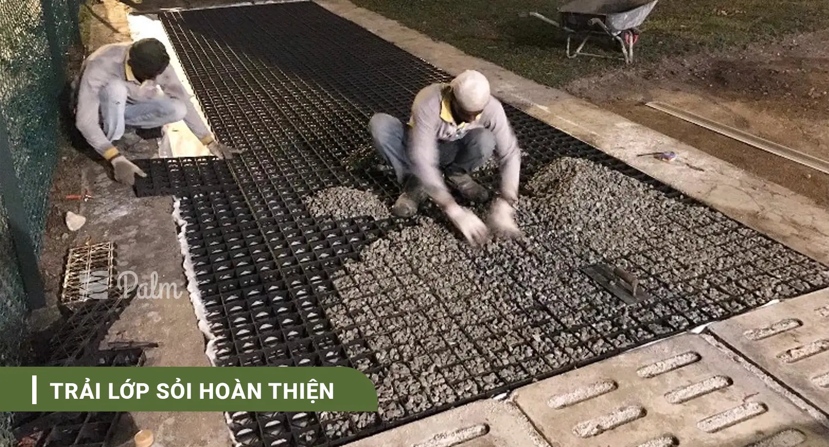 Vỉ nhựa trải sỏi bãi đậu xe | Tất tần tật về lợi ích, ứng dụng và cách lắp đặt